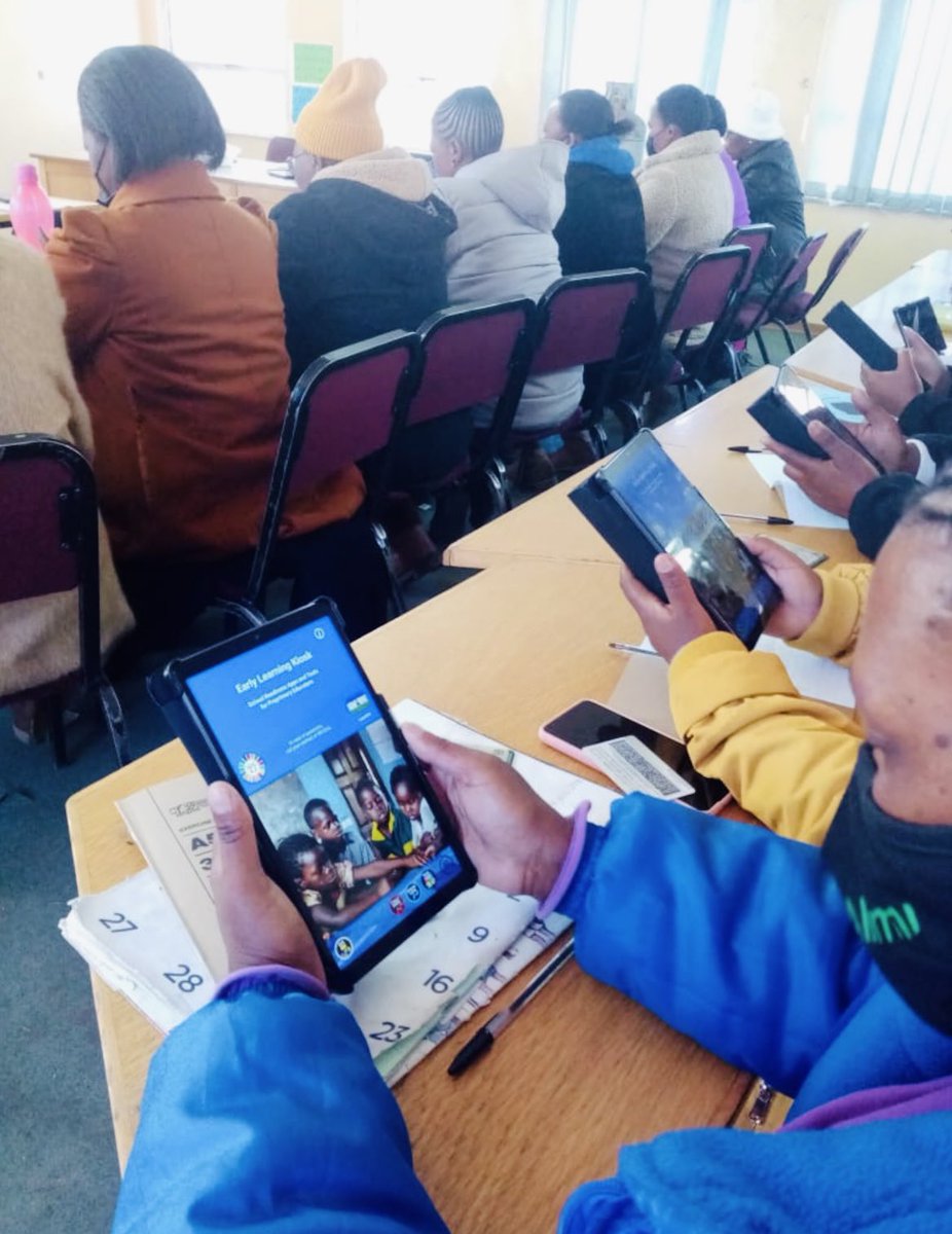 NECDOL's tweet photo. We are ready to implement phase 3 in the last three districts of #Lesotho. The Principals and board members are fully sensitised, while training of reception class teacher is on full force. We are ready 2 ensure #Bosotho children access quality #ECCD thanks to @rogerfedererfdn https://t.co/jvI5Hn0kg3
