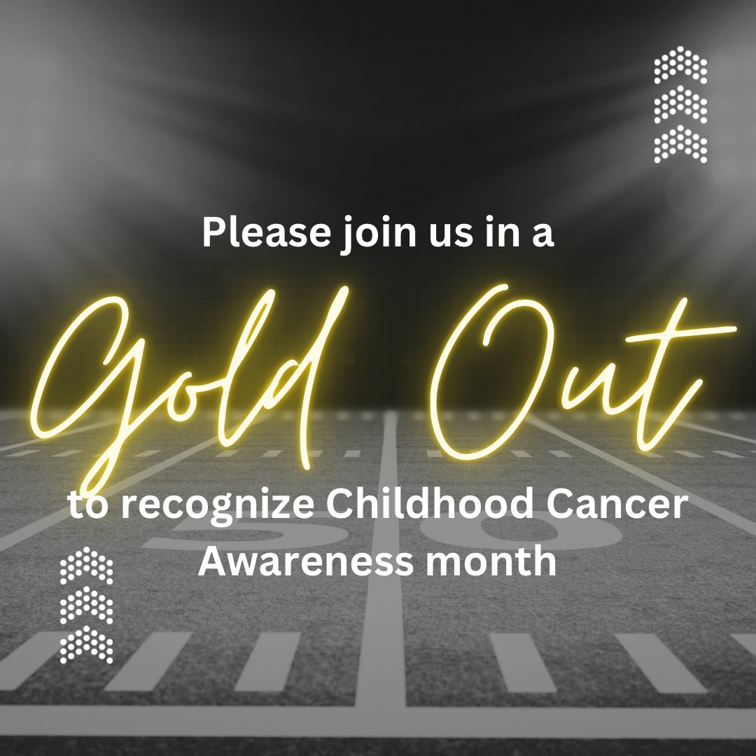 Join us this Friday in a Gold Out to recognize the fight for childhood cancer awareness month! We hope to see you there as we take on the Newton Rams! 💚💛
.
.
.
.
#ehscheer #hscheer  #goeagles #cheerleading #varsitycheer #spiritcheer #football #footballcheer #childhoodcancer