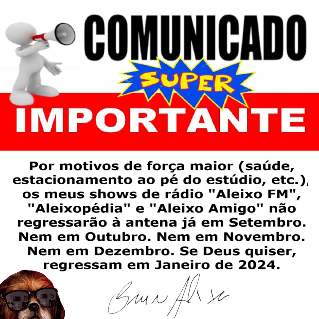 OBRIGADO PELA COMPREENSÃO!