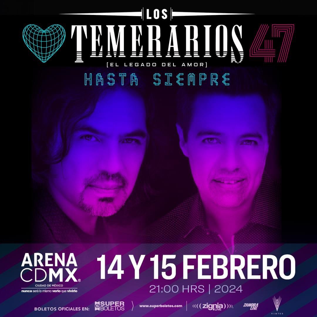 Desafortunadamente Adolfo y Gustavo Ángel dan a conocer la gira “Hasta Siempre”, con la cual <a href="/los_temerarios/">Los Temerarios</a> se despedirán de los escenarios y su público en 2024,
No te pierdas esta Última Canción los días 14 y 15 de febrero en la Arena CDMX. 

#RadioSinLema
