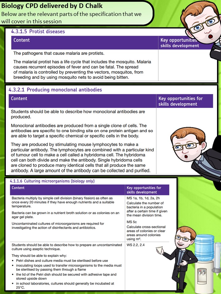 teacherchalky1's tweet photo. If you are going to be teaching GCSE Infection &amp; Response in the near future here is a link to CPD which might help
https://t.co/rRsVNOvUFn
#ukedchat #science #nqtchat #ittchat #aussieED #edchat #CPD #teachertwitter #twitterED https://t.co/hJJ0DfEuua