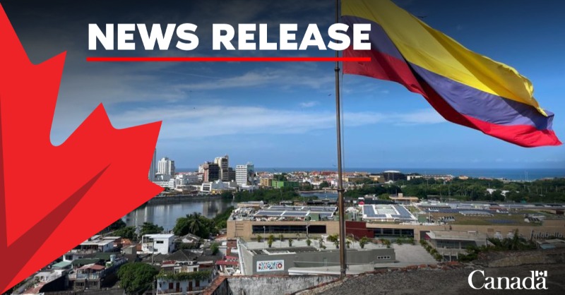CanadaDev's tweet photo. Minister Ahmed Hussen announced today that he will visit Colombia, specifically Bogotá and communities along the Venezuelan border, to reaffirm Canada’s role as a key ally in supporting Colombia’s development, humanitarian, peace and security objectives.