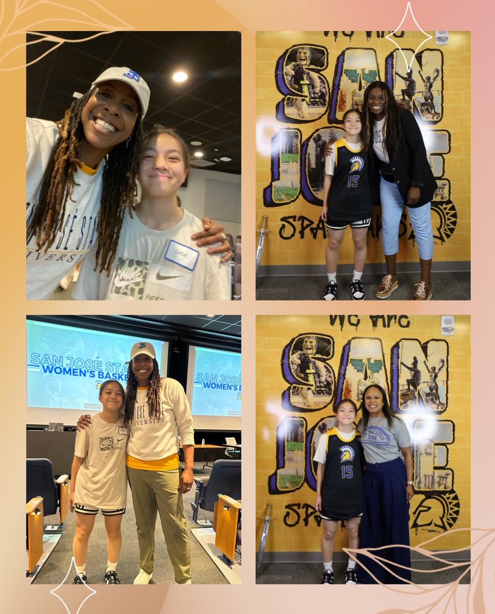 chan_suzy168's tweet photo. Awesome weekend @SanJoseStateWBB thank you for hosting the Elite Camp🏀 Chloe had a blast! It was great seeing all of you @Coach_Aphil @CoachSGholar @EmilyBenJumbo &amp; all the players. It was a good opportunity &amp;experience. We also came for a Tour with @gemsinthegym @SanJoseCagers https://t.co/IRsA8pZY3r