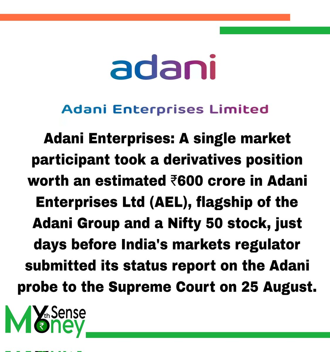 #AdaniEnterprisesLtd #600Crore