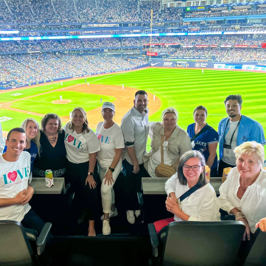 Making connections + a ballgame with partners = a blast of a time! We had a wonderful time attending the @CMEexpo earlier this month, complete with Barbie-themed beverages. 🍷 

#CanadianMeetings #MeetingPlanners #CMEEXPO #Barbie #LetsThrive