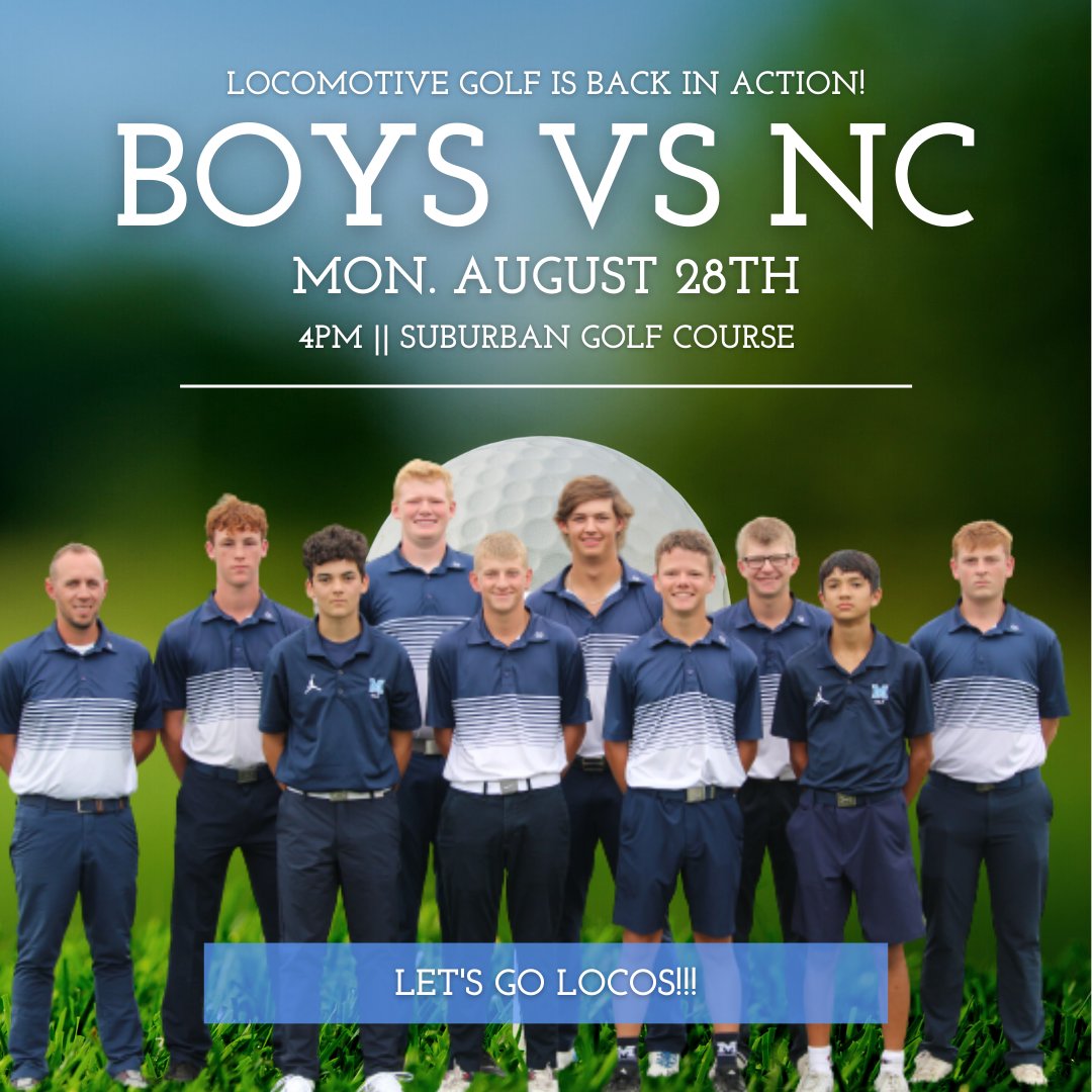 Mont_AthBooster's tweet photo. Our LOCOMOTIVE's are BACK in ACTION!

🟦V Boys Golf home vs. NC @ Suburban 4pm
⬜️JV/V Volleyball home vs. Antwerp 5:30pm

#athleticboosters #LetsGoBlue #studentathletes #locopride #communityengagement #montpelierstrong https://t.co/UYrwcLhM5i