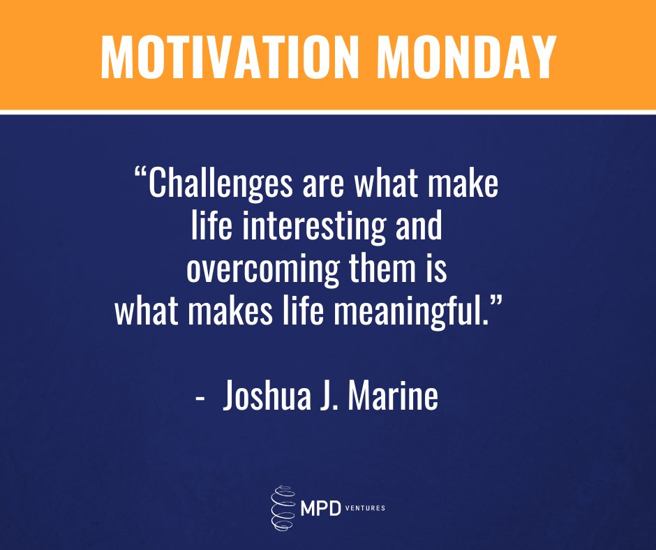 Kick off your week with some positive inspiration...
#mondaymotivation #marketing #mpdventures #inspiration