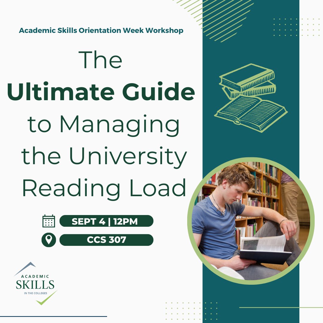 TrentUASC's tweet photo. Orientation Week is almost here, and the Academic Skills team is excited to offer workshops to support new students in preparing for university learning. Swipe through to check out our sessions! https://t.co/V9T1c8FNce #trentorientation #academicskillstrent #trentu https://t.co/wyuvdHM4gE