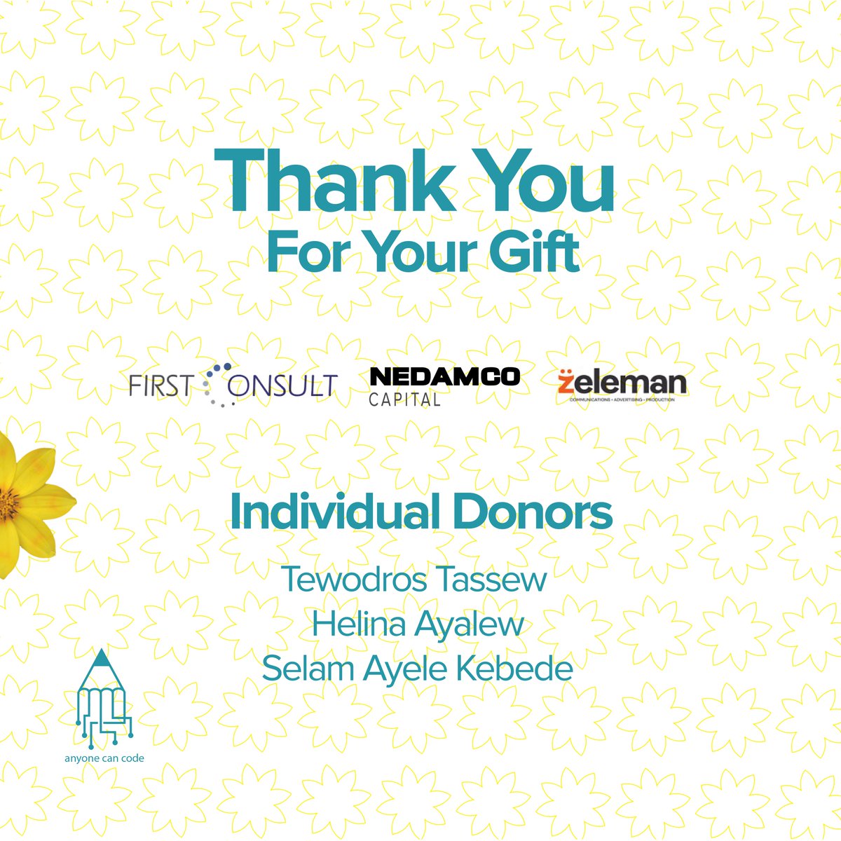 gheero_'s tweet photo. With your help, anyone did code!
iCog-ACC would like to thank all of the organizations and private donors that supported our fundraising efforts last year, on our social impact donation campaign.  

#iCogACC #donation #withyourgiftacc  #donations #donationclass #coding #codinglife #codingisfun #NewYear