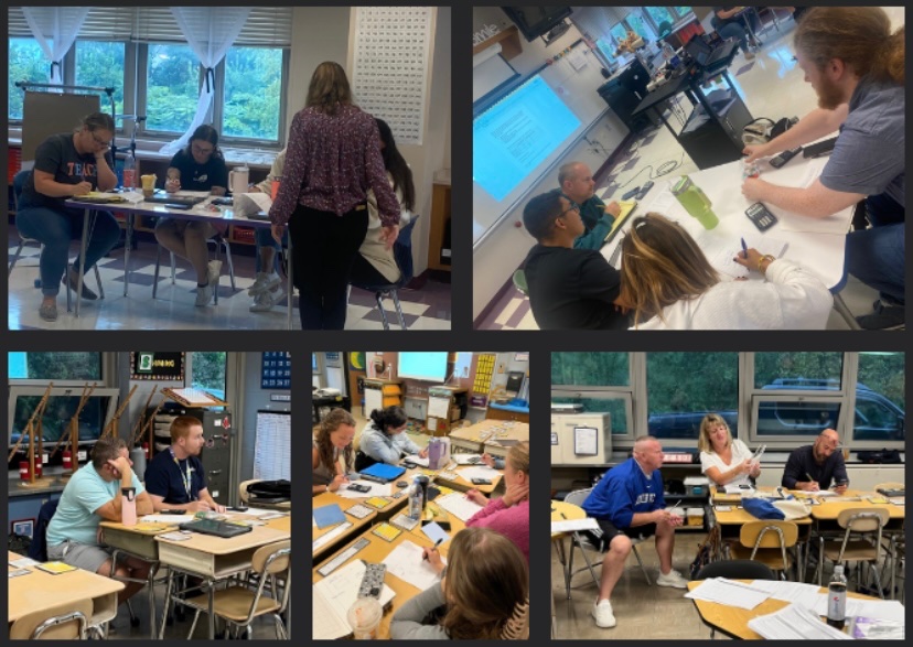 MathWps's tweet image. Elementary math teachers explored how to increase rigor and engagement by implementing math practices into content instruction with Math Liaison, Heather Farrington.