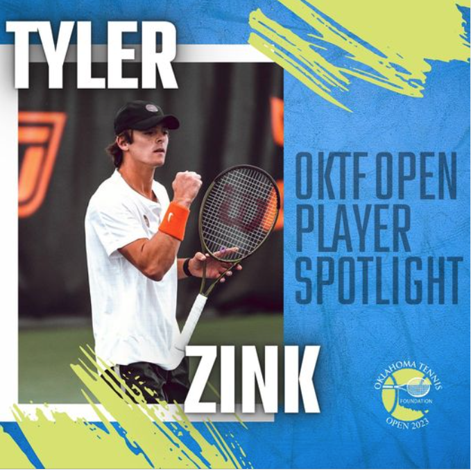 OKTF Pro Series (@oktfpts) on Twitter photo 📷PLAYER SPOTLIGHT📷
The @oktfopen is proud to announce that <a href="/tyzinktennis/">Tyler Zink</a> will be playing in our 2023 event‼️ Tyler and his partner <a href="/espizz11/">Eliot Spizzirri</a> recently won an $80k ATP Challenger Tour title and earned doubles wild cards into the <a href="/usopen/">US Open Tennis</a>‼️ <a href="/VisitEdmond/">Visit Edmond</a> @edmondactive <a href="/GetColbert/">Colbert Cooper Hill</a> 📷PLAYER SPOTLIGHT📷
The @oktfopen is proud to announce that <a href="/tyzinktennis/">Tyler Zink</a> will be playing in our 2023 event‼️ Tyler and his partner <a href="/espizz11/">Eliot Spizzirri</a> recently won an $80k ATP Challenger Tour title and earned doubles wild cards into the <a href="/usopen/">US Open Tennis</a>‼️ <a href="/VisitEdmond/">Visit Edmond</a> @edmondactive <a href="/GetColbert/">Colbert Cooper Hill</a>
