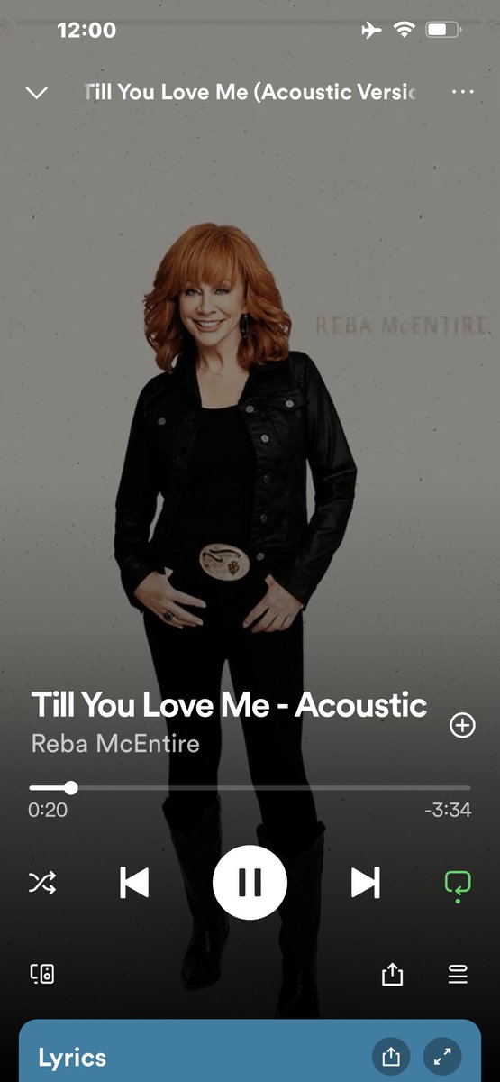 Fancyreba1's tweet image. This song is just so beautiful! ❤️ Thank you Reba! #OperationTYLM #acoustic