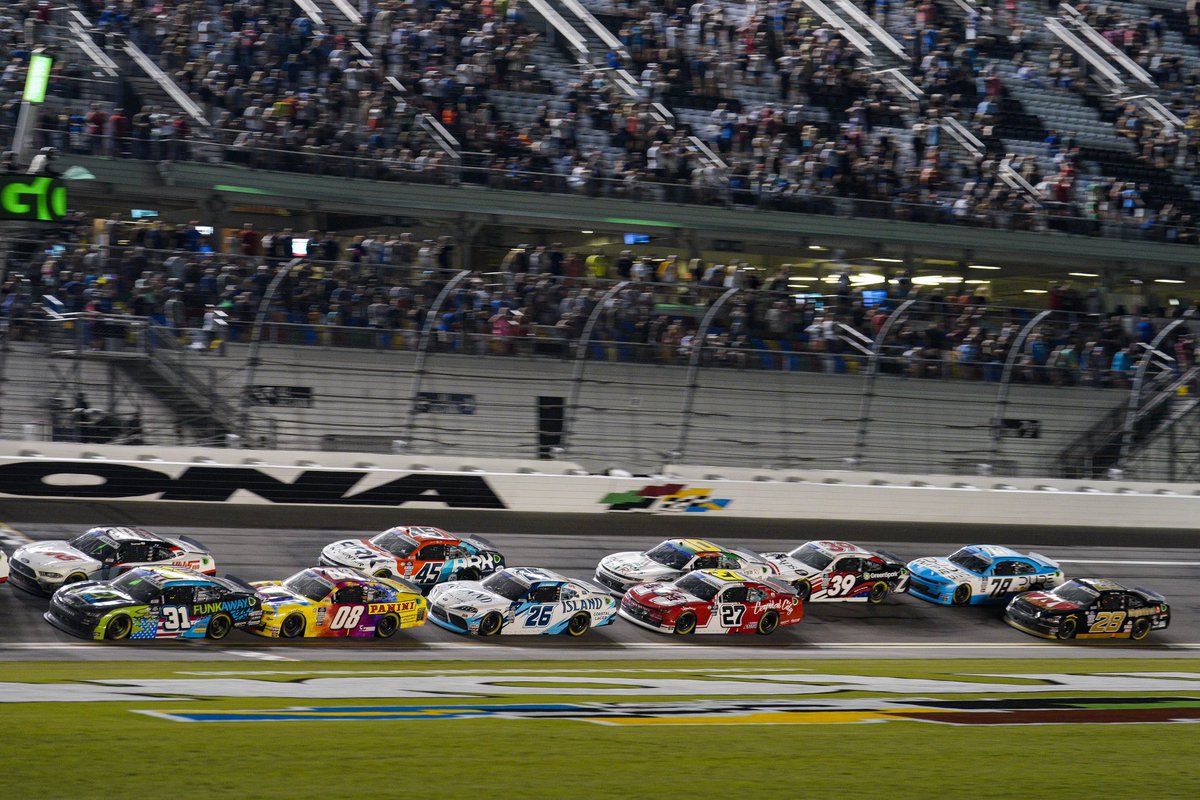 SamHuntRacing's tweet photo. Superspeedways be superspeedwaying 🫠

Really proud of how strong our GR Supras were at @daytona this weekend, but needed a little luck on our side. Looking forward to @TooToughToTame on Saturday — where we brought home two top-10’s in the Spring 👊

#TeamToyota | #Wawa250 https://t.co/yZqdC2v9uB