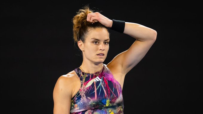 Maria Sakkari lost 4-6 4-6 to Masarova in her US Open R1 match.

📸 Getty (via Eurosport)