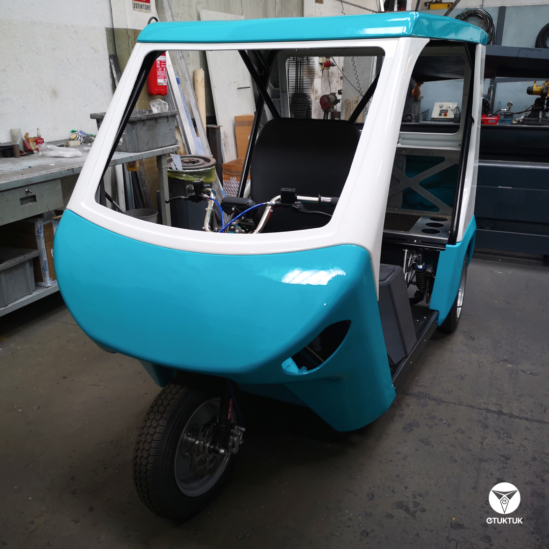 eTukTukio's tweet photo. A lot goes behind building an automotive business.

Experience the transformation from digital concepts to the sturdy roll cage chassis, the sculpted raw body, and the momentous reveal of the fully-fledged eTukTuk – a sustainable innovation in motion! https://t.co/hUqDlX7GyK