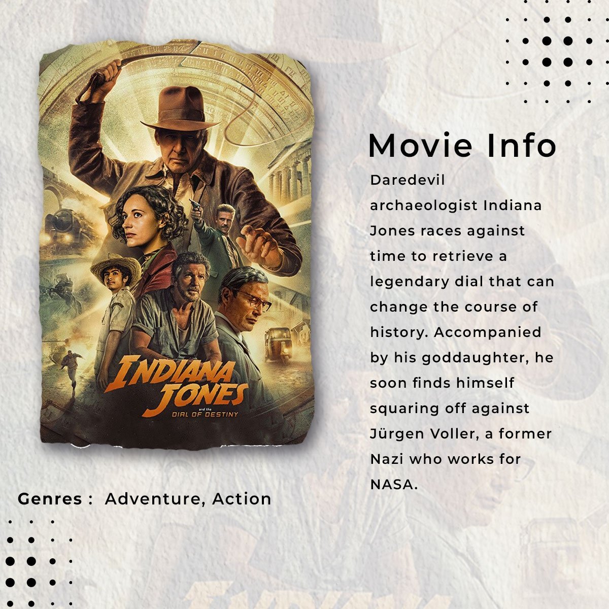 tfpdl's tweet image. 𝑰𝒏𝒅𝒊𝒂𝒏𝒂 𝑱𝒐𝒏𝒆𝒔 𝒂𝒏𝒅 𝒕𝒉𝒆 𝑫𝒊𝒂𝒍 𝒐𝒇 𝑫𝒆𝒔𝒕𝒊𝒏𝒚 (2023) : #action #adventure