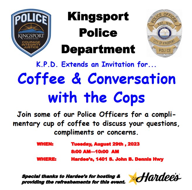 Kingsport PD tweet media