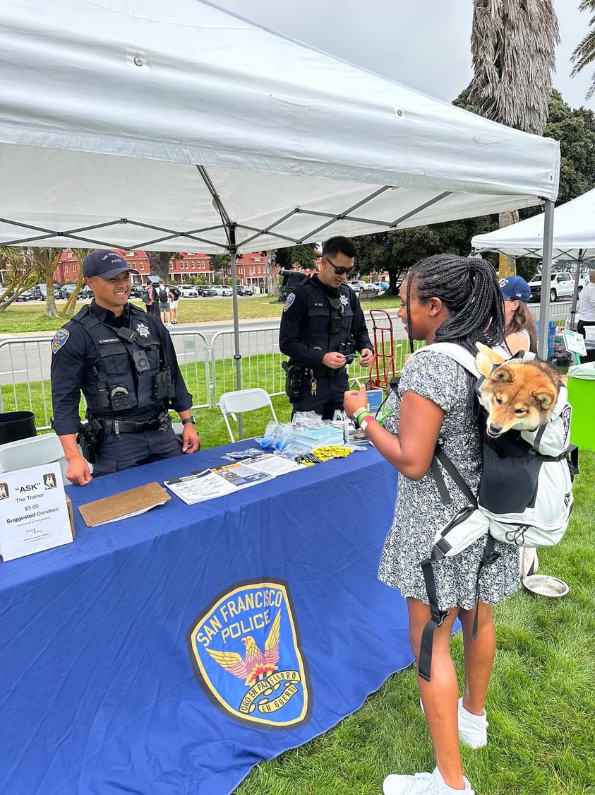 JoinSFPD's tweet photo. Itโs been a busy few weeks here at the recruitment unit! Take a look at some of the previous events like Bark in the Park in the Presidio. ๐ถ๐ฎ
Always feel free to reach out to us by email, phone, or DM, hope to hear from you all soon!
#sfpd #joinsfpd #police #sanfrancisco https://t.co/8KWqOtNfln