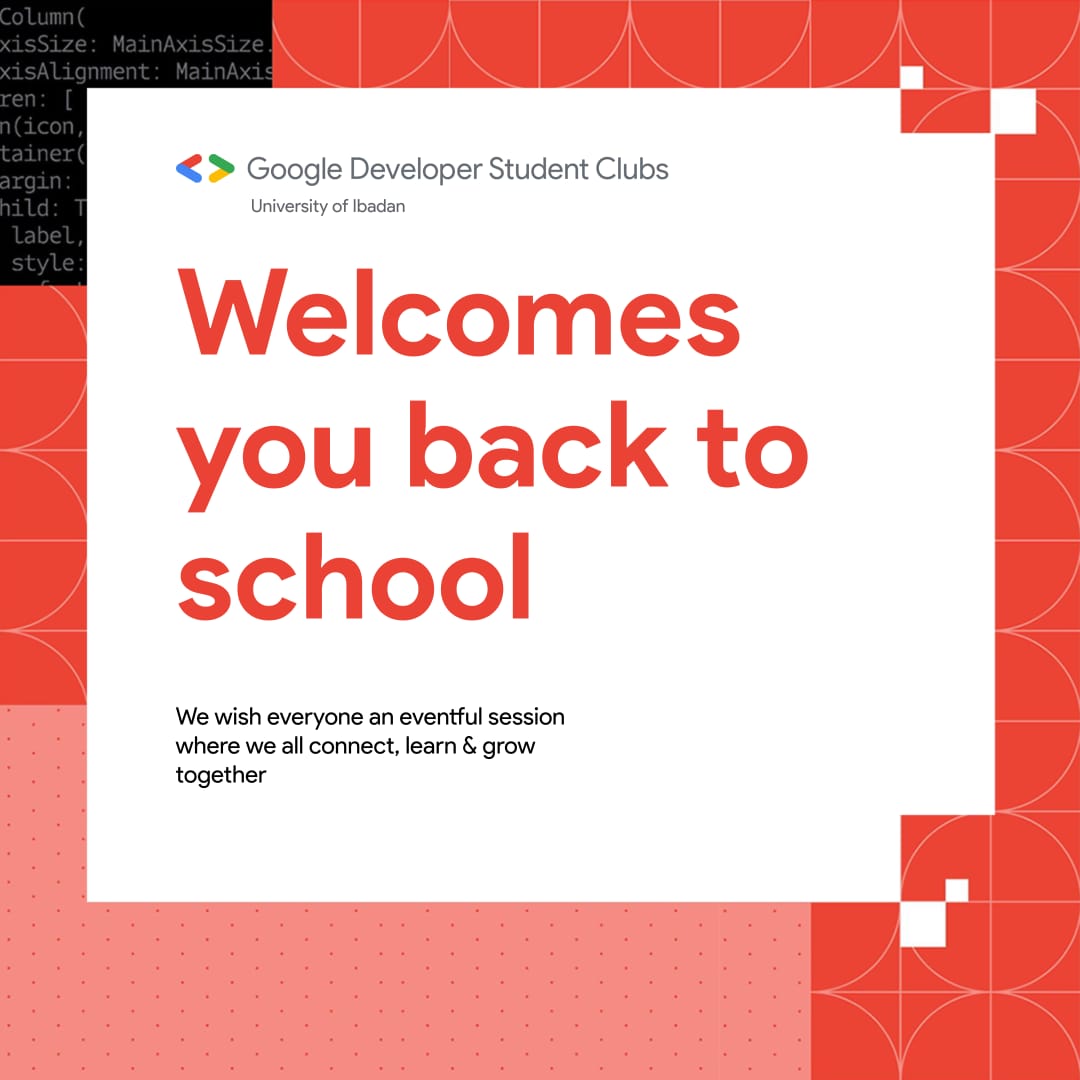 gdg_ui's tweet photo. Let's script our futures with lines of code, sketch solutions with algorithms, and paint the world with our imagination. ✨

Welcome back to the adventure that is school, where we'll explore, create, and innovate together. 👉🏾👈🏾
#gdscui #innovation #UI https://t.co/FwbVvlxMel