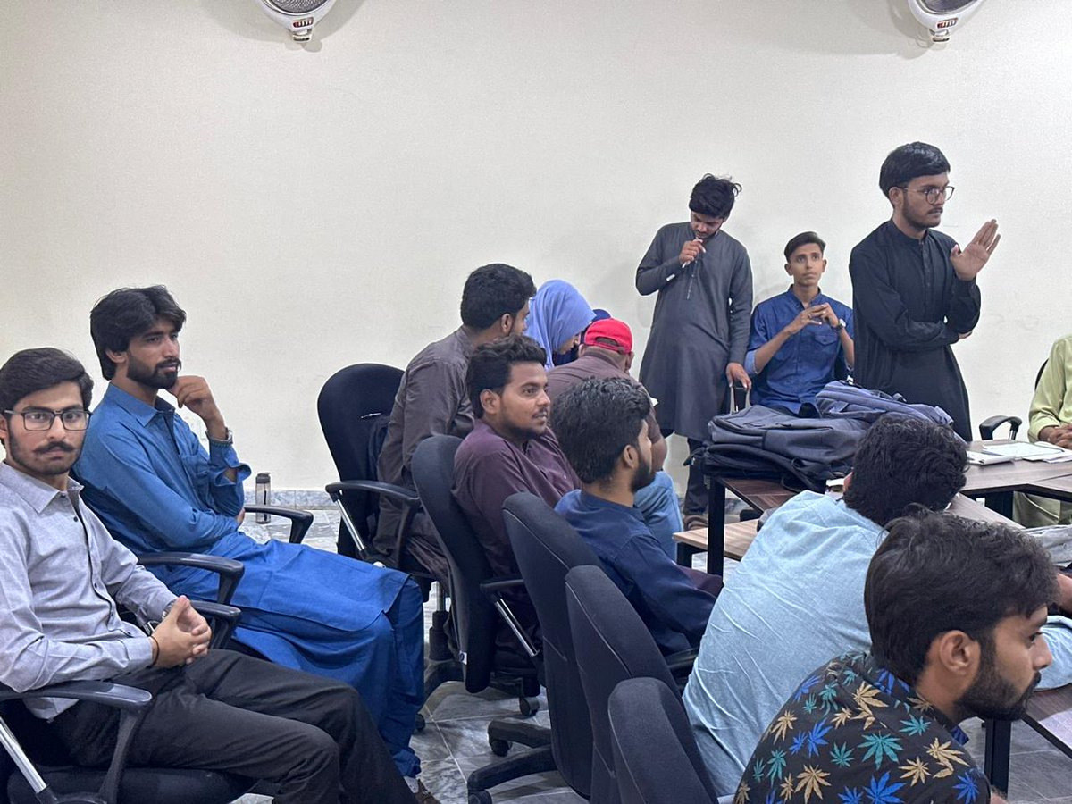 AineeMahar's tweet photo. MEETING WITH THE MEMBERS OF YPDC SALU CHAPTER PRESIDED BY FOCAL PERSON OF YPDC SALU CHAPTER DR. ALI RAZA LASHARI WITH THE CORE TEAM OF  YPDC SALU CHAPTER
Shah Abdul Latif University Khairpur
#ypdc_salu_chapter
#ypdc
#baikhtiyarnaujawan
@YPDC_PK
#1st_ever_student_societies_center https://t.co/HcwdG8hIa0