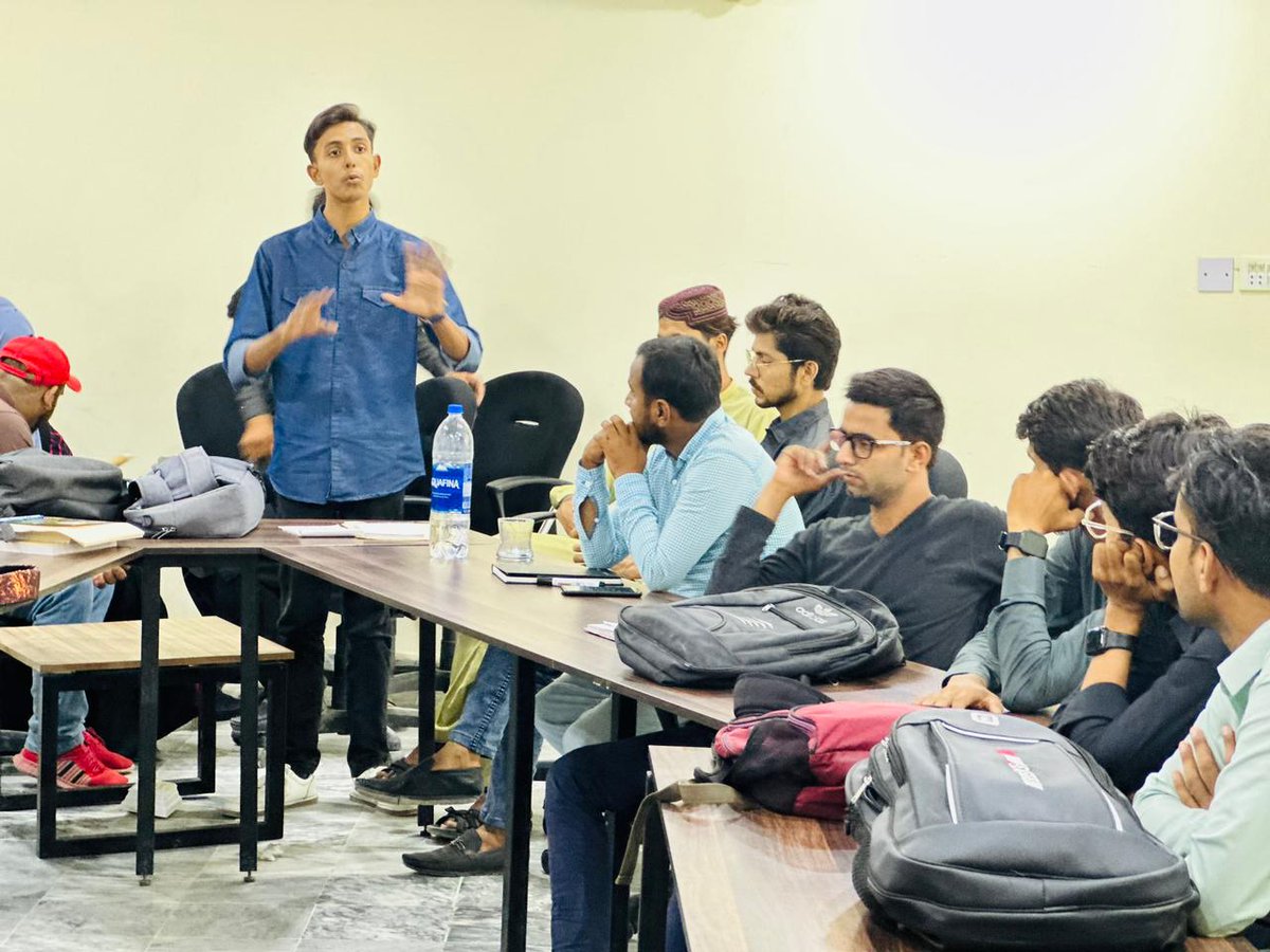 AineeMahar's tweet photo. MEETING WITH THE MEMBERS OF YPDC SALU CHAPTER PRESIDED BY FOCAL PERSON OF YPDC SALU CHAPTER DR. ALI RAZA LASHARI WITH THE CORE TEAM OF  YPDC SALU CHAPTER
Shah Abdul Latif University Khairpur
#ypdc_salu_chapter
#ypdc
#baikhtiyarnaujawan
@YPDC_PK
#1st_ever_student_societies_center https://t.co/HcwdG8hIa0