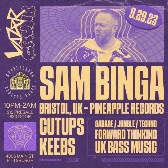 🍍🍍 We are beyond stoked to announce <a href="/SamBingaMusic/">YBYB aka YA BWOI YUNG BINGLES</a> is back in Pittsburgh on Friday, September 29th at Cobra! 🍍🍍

Massive shout out to the fine gentlemen over at LazerCrunk for teaming up with us to make this one happen 🤝

Ticket link is available through our bio 🎟️🔊