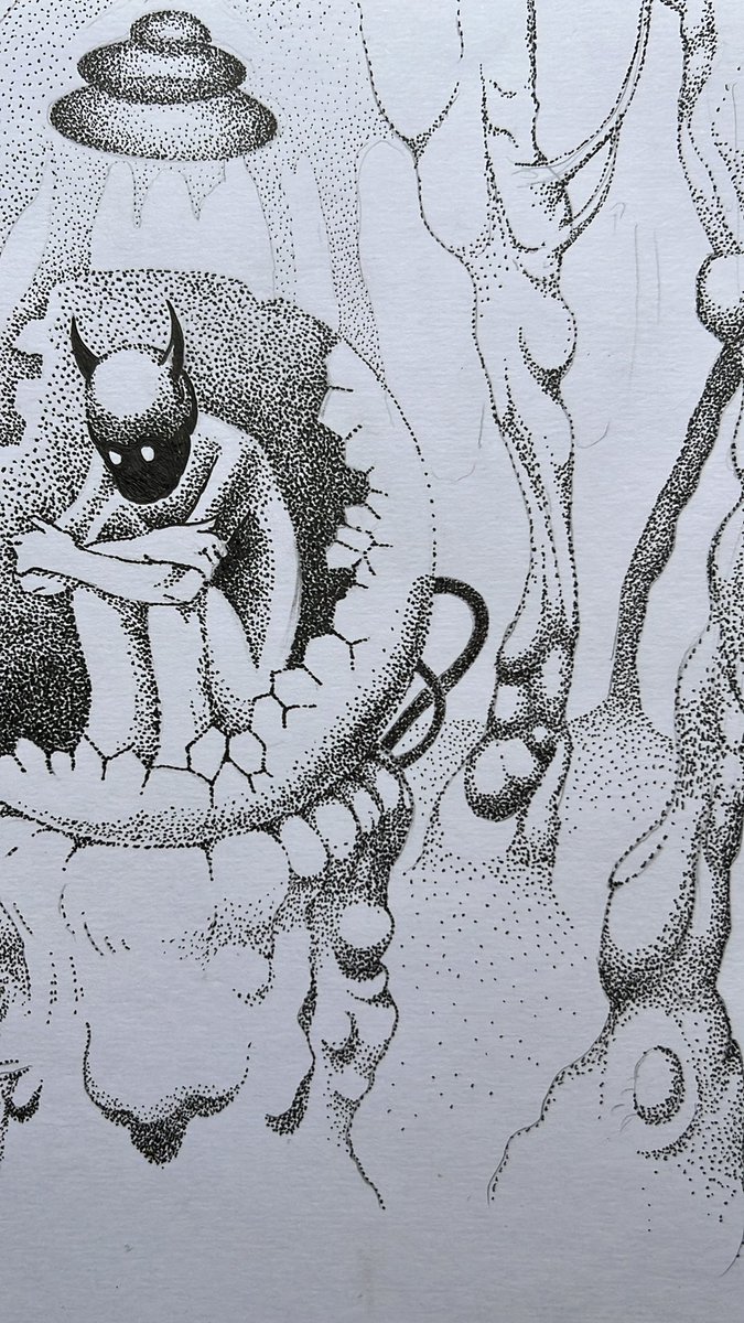 VerClausi's tweet photo. Progress on this physical drawing. Can’t wait to get to the digital painting https://t.co/cEb750U0w0