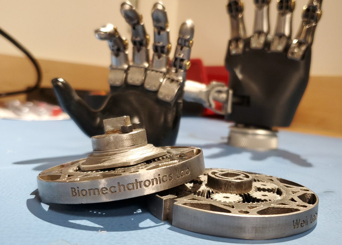 CUDenverBIOE's tweet photo. Working hard to make new prosthetic fingers!
https://t.co/u0bt1GwxmQ 

#Durable #TouchscreenCompatible #WeirBiomechatronicsDevelopmentLab #PointDesigns https://t.co/lKrq1wCr5U