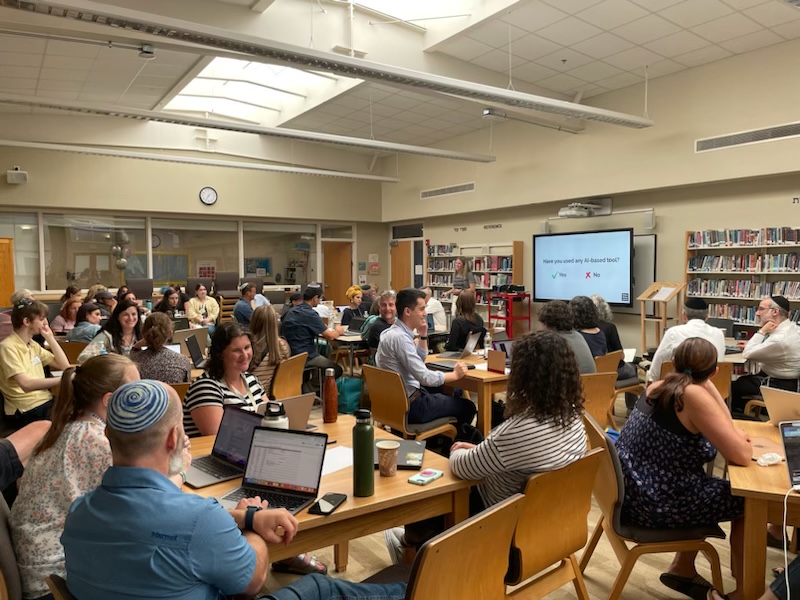 Prizmah-CJDS (@prizmahcjds) on Twitter photo Over 300 Jewish day school professionals in the Boston area gathered for the first-ever Stronger Together Boston PD Day. This collaboration with Prizmah, <a href="/CJPBoston/">CJP - Combined Jewish Philanthropies</a>, and leaders of Boston's day schools convened to explore AI as an educational tool. #jewishdayschoolstrending Over 300 Jewish day school professionals in the Boston area gathered for the first-ever Stronger Together Boston PD Day. This collaboration with Prizmah, <a href="/CJPBoston/">CJP - Combined Jewish Philanthropies</a>, and leaders of Boston's day schools convened to explore AI as an educational tool. #jewishdayschoolstrending