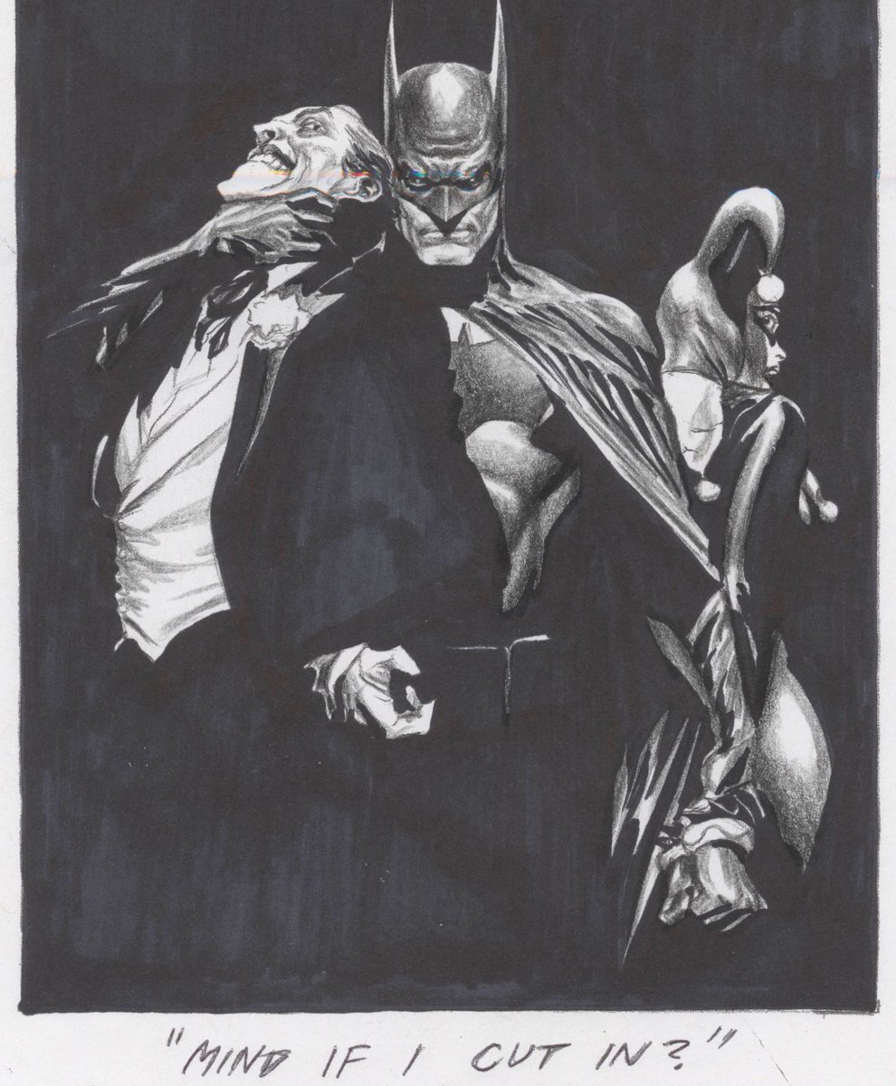 Mind If I Cut In?  #batman #joker #harleyquinn #dcomics #comicart