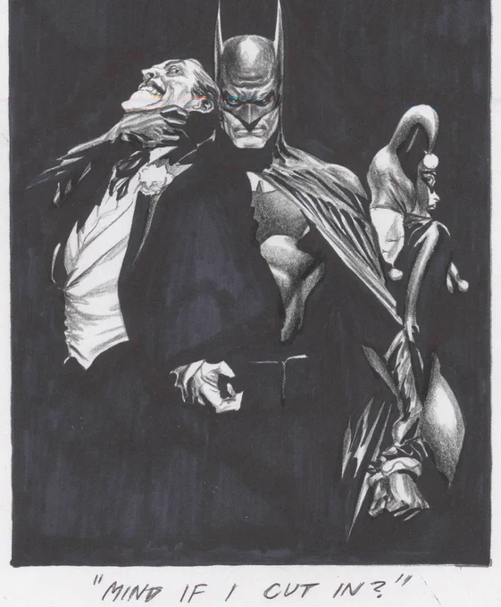 Mind If I Cut In?  #batman #joker #harleyquinn #dcomics #comicart