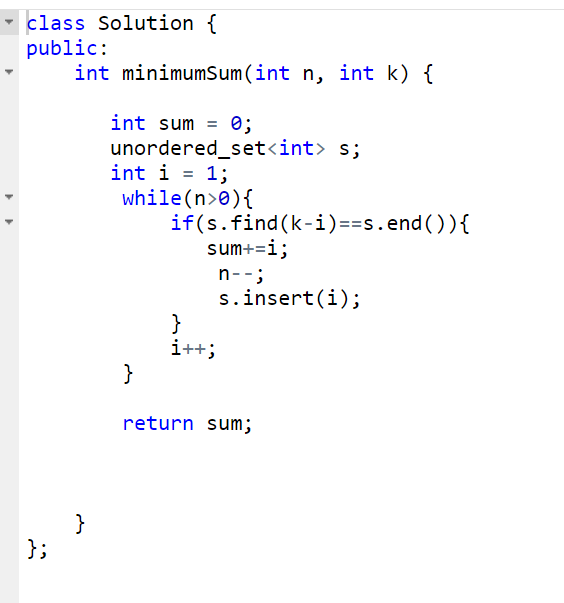 KhatikSwwapnil's tweet photo. Day 36 of #100DaysOfCode! 🚀 Crushed the "Determine the Minimum Sum of a k-avoiding Array" challenge using unordered set #Cpp and #DSA #CodingChallengeVictory https://t.co/8lOehOlEuS