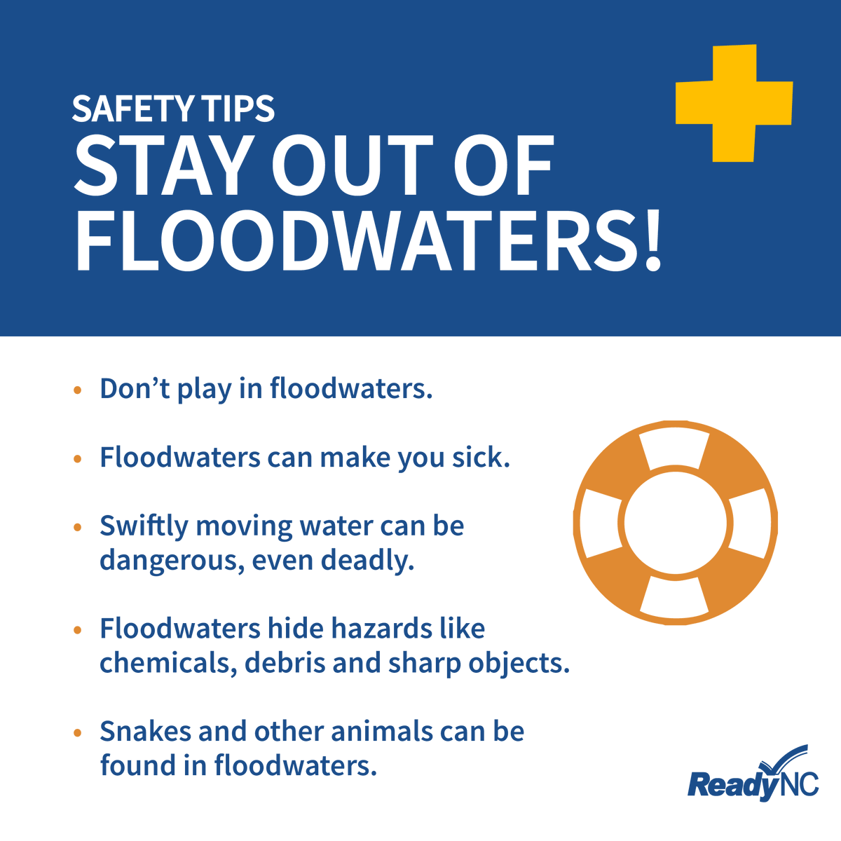 ReadyForsyth's tweet photo. Consider this: According to National Weather Service, 90% of Hurricane Florence fatalities were due to water and 16 of 17 deaths were in a vehicle. Stay out of floodwaters! #ReadyFORSYTH #ncwx #ReadyNC https://t.co/TdmAQYGFAB