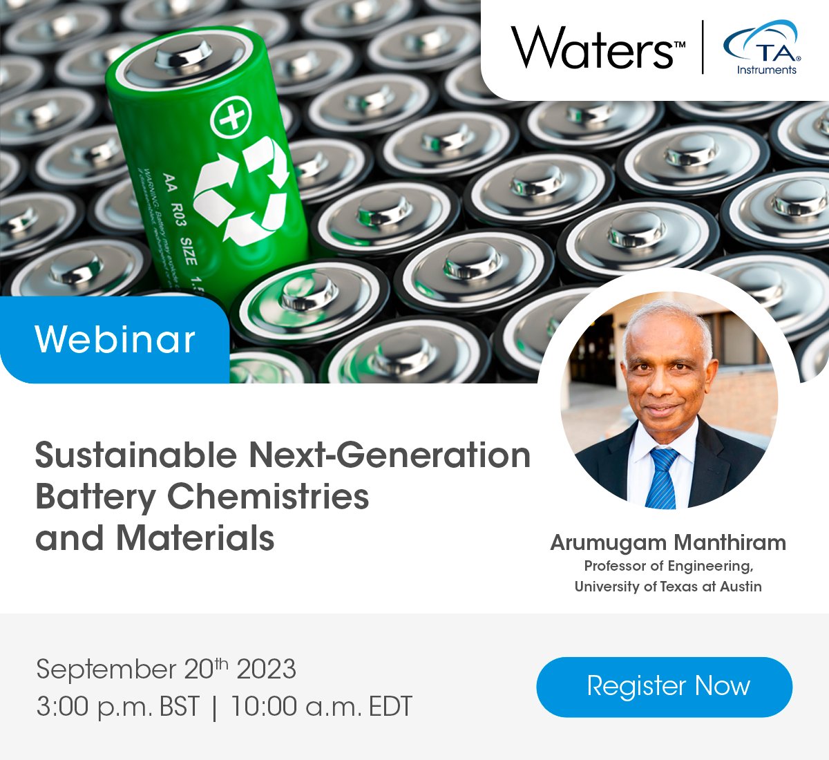 TA Instruments (@tainstruments) on Twitter photo How are battery developers overcoming material scarcity? Join this <a href="/PhysicsWorld/">Physics World</a> webinar to catch up on the latest innovation in sustainable battery development. Register now: physicsworld.com/a/sustainable-…
#Batteries #LithiumIonBatteries #BatteryTechnology How are battery developers overcoming material scarcity? Join this <a href="/PhysicsWorld/">Physics World</a> webinar to catch up on the latest innovation in sustainable battery development. Register now: physicsworld.com/a/sustainable-…
#Batteries #LithiumIonBatteries #BatteryTechnology