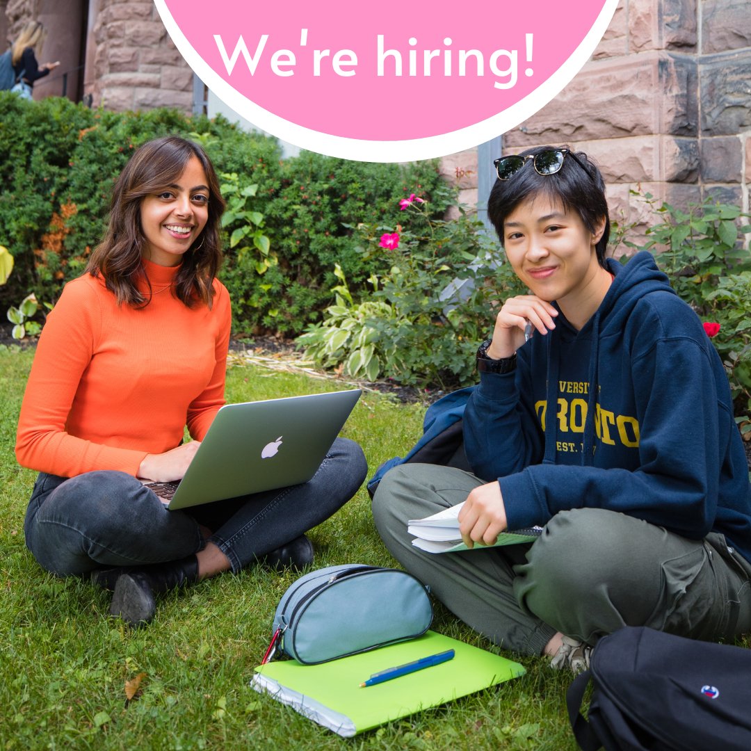 We are looking for TWO Student Outreach and Registrarial Services Assistants for the fall/winter Work Study program. • Learn more here: wdw.utoronto.ca/employment/wor… •Applications are now open on CLNx (look for Job ID # 224808): clnx.utoronto.ca #uoft #artsci #workstudy #jobs