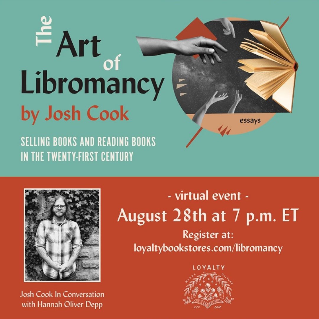 Tune in tonight at 7 PM ET to listen to <a href="/InOrderOfImport/">Josh Cook</a> discuss all things books with @Loyaltybooks' <a href="/OliverDepp/">Hannah a.m. O Depp</a>! 

loyaltybookstores.com/libromancy