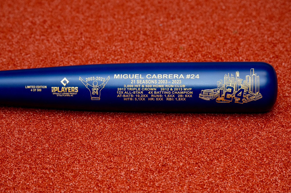 Miguel Cabrera: One of a Kind is presented by <a href="/bigtimebats/">BigTimeBats.com</a>. 

It’s the only place to get your commemorative Miguel Cabrera retirement bat before the documentary premieres tomorrow night!💪

➡️ bigtimebats.com