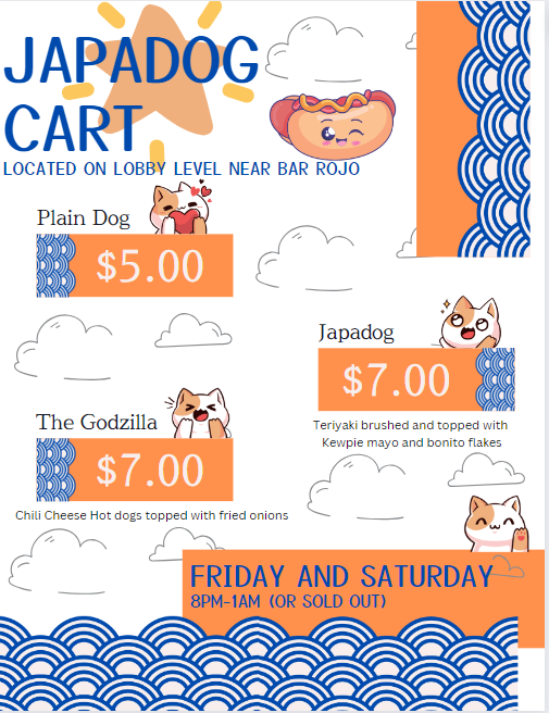 SanJapan's tweet photo. The Grand Hyatt San Antonio wanted #sanjapan14 attendees to know that they're offering special menu items, late-night bites, and even a low-cost buffet for all of our attendees. Check the following options.
#sanjapan #sanjapan2023 #animecon #foodoptions #sanantonio