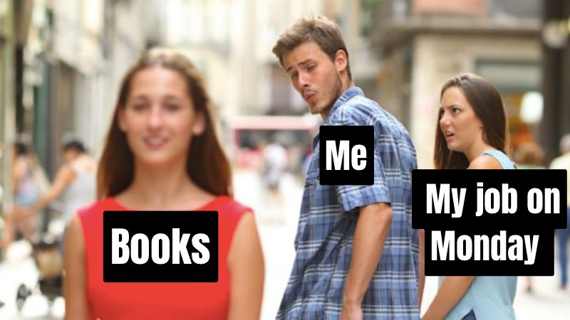 Happy Monday! Who would rather be reading?