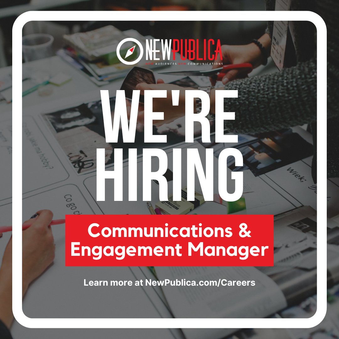 NewPublica's tweet photo. We're #hiring! Visit https://t.co/rk7O7e6xEV to see our open positions and join a dynamic team in the Twin Cities. https://t.co/Wqc9hzO9K5