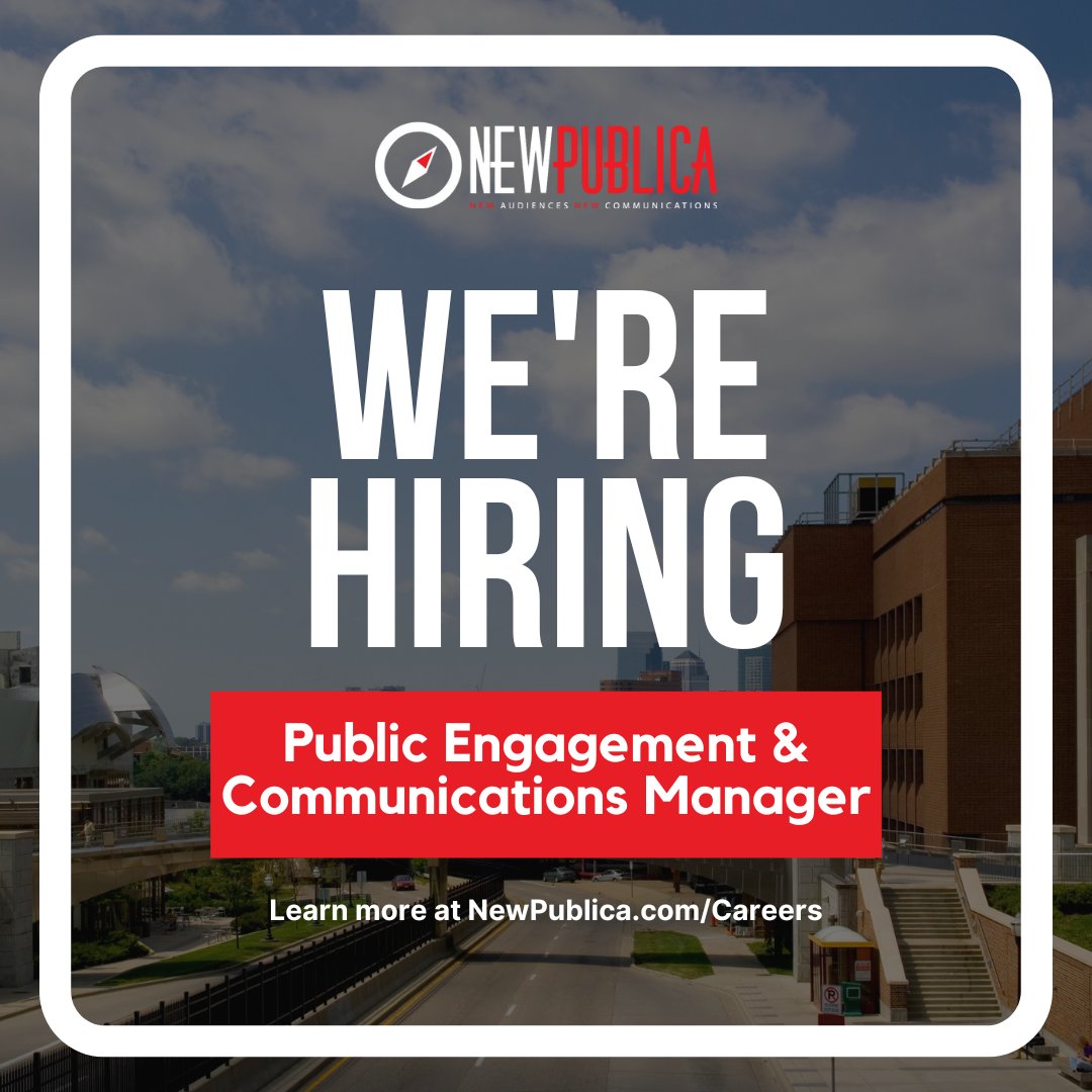 NewPublica's tweet photo. We're #hiring! Visit https://t.co/rk7O7e6xEV to see our open positions and join a dynamic team in the Twin Cities. https://t.co/Wqc9hzO9K5