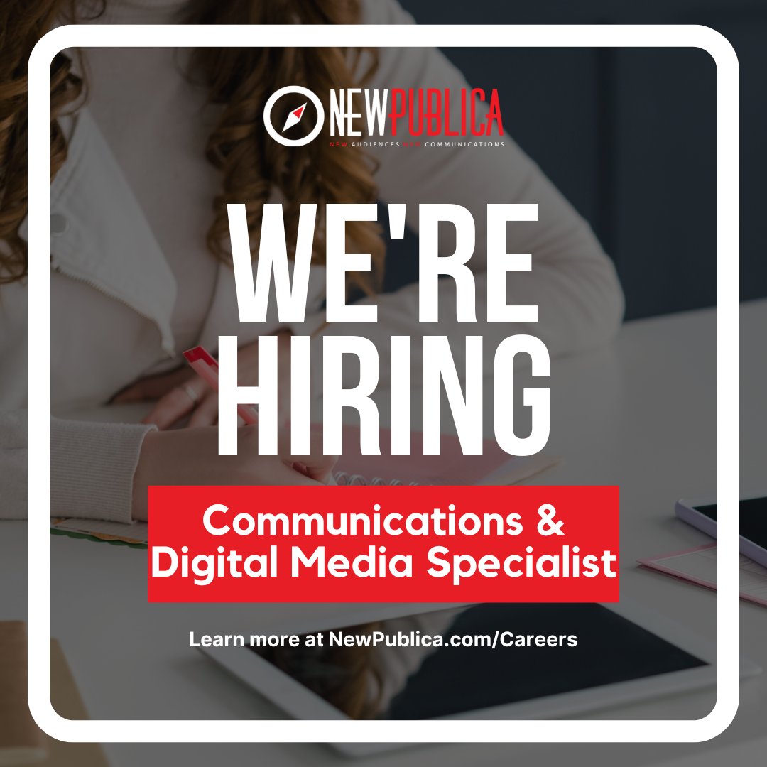 NewPublica's tweet photo. We're #hiring! Visit https://t.co/rk7O7e6xEV to see our open positions and join a dynamic team in the Twin Cities. https://t.co/Wqc9hzO9K5