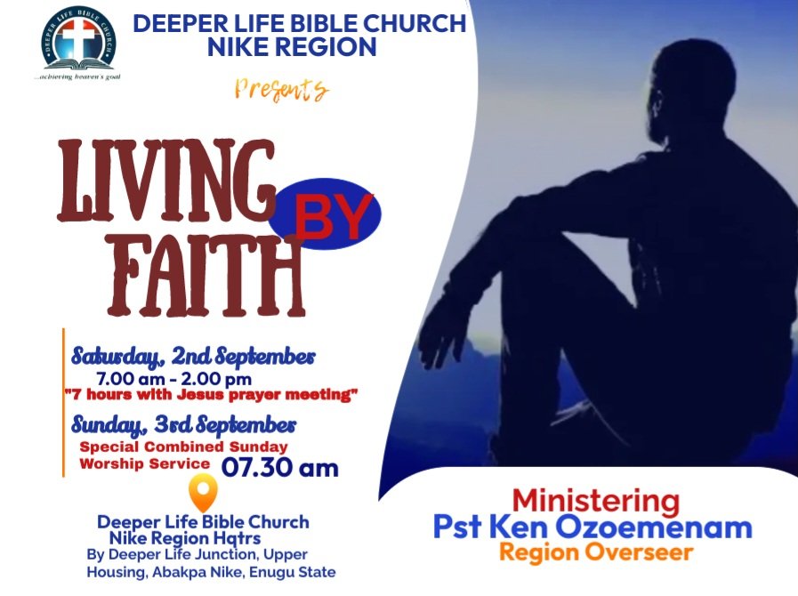 Dclm_NikeRegion's tweet photo. It's here again! Plan to attend. 
It promises to be 🔥🔥🔥
#FaithInGod #come https://t.co/3tVaIXnDW5
