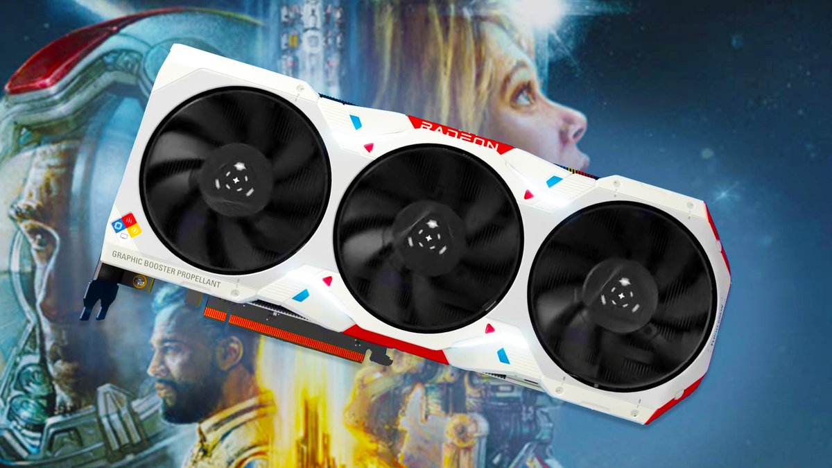 runainfo's tweet photo. Enter the giveaway for a chance to win an Starfield themed AMD Radeon 7900 XTX graphics card to celebrate the launch of #Starfield    

☑️ Follow
🔁 Retweet
❤️ Like https://t.co/Dc8aNMBvDF