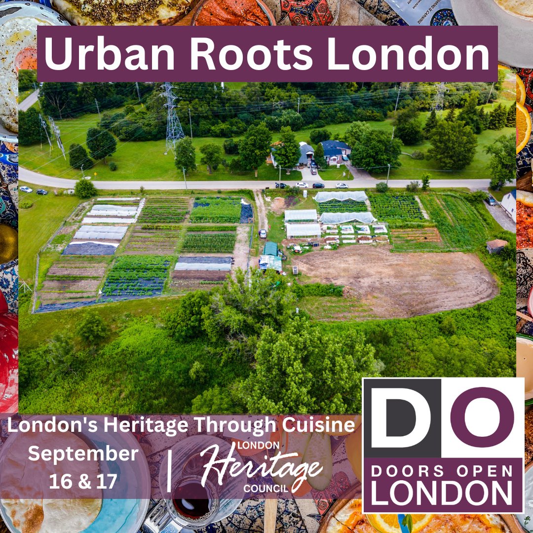 We will be participating in the 22nd annual Doors Open London! On September 16th &amp; 17th, join us to explore our farm’s heritage and get a behind the scenes look at how we contribute to urban agriculture in London, at no cost to you! The link for more information is in our bio.