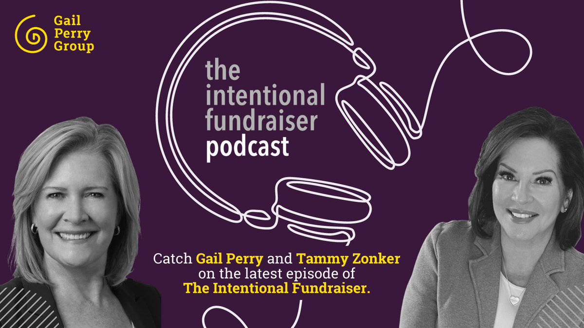 GailPerrync's tweet photo. #ICYMI If you're a leader in #fundraising and #nonprofit work, don't miss this episode of #TheIntentionalFundraiser #podcast! It's all about fostering authentic connections, #friendraising &amp; embracing heart-centered fundraising: https://t.co/hmN9ZmPHLI https://t.co/HXFvxuQn5P