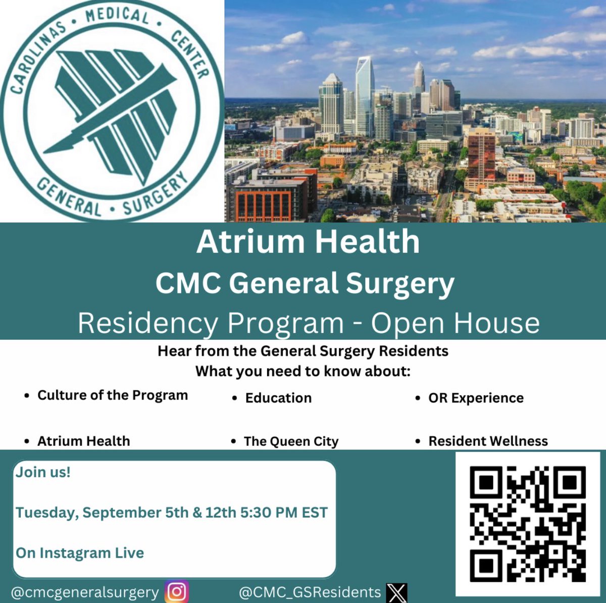 Come learn about Surgery Residency in the Queen City!
