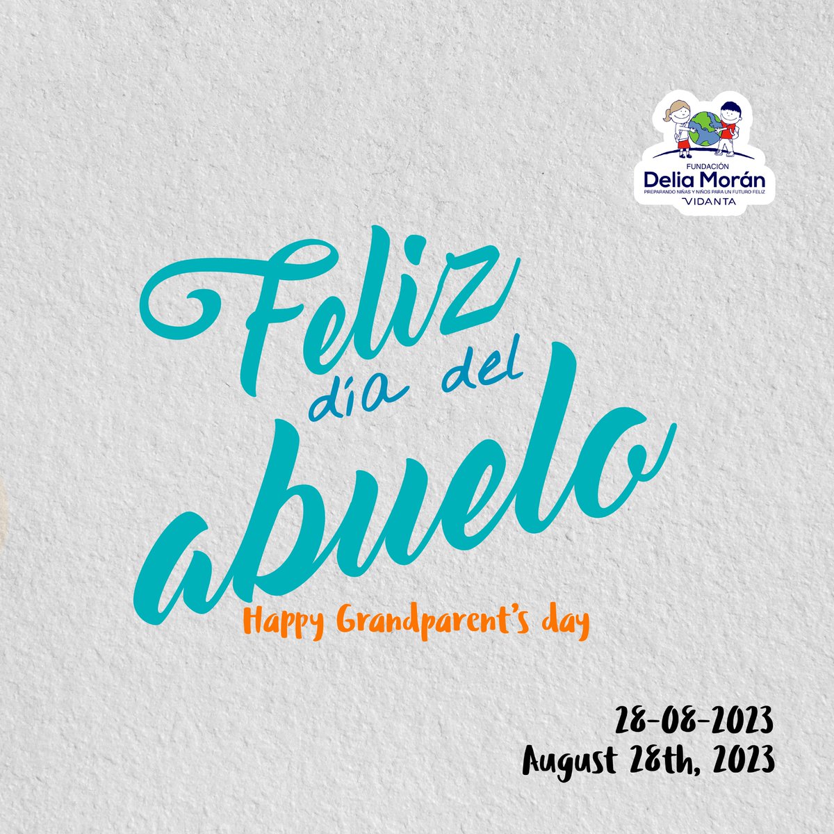 FundacionDMV's tweet photo. 📷Hoy felicitamos con mucho amor a todos los abuelos 📷📷📷
#FDMV #FundaciónDeliaMoránVidanta https://t.co/bHQ113Pb7q