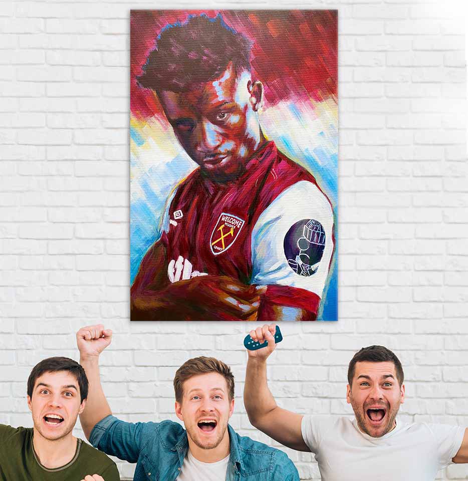 🚨CANVAS GIVEAWAY🚨

To celebrate the signing of Mohammed Kudus, <a href="/CanningTownLen/">Canning Town Len</a> is kindly giving away this beautiful Canvas (2ftx3ft) ⚒️

To enter 👇

🔄 Retweet this tweet
🤝 Follow <a href="/WestHam_Central/">Central</a> &amp; <a href="/CanningTownLen/">Canning Town Len</a> 

Good luck! 

#COYI #WHUFC
