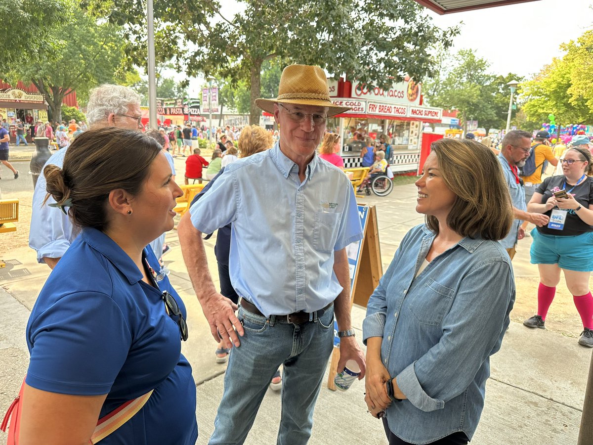Add <a href="/RepAngieCraig/">Angie Craig</a> to the long list of people who are loving our Fried Green Tomato Sandwich at the <a href="/mnstatefair/">Minnesota State Fair</a>!